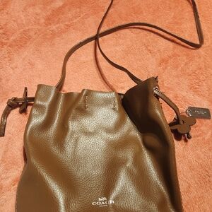 Coach Brown Leather Shoulder Bag